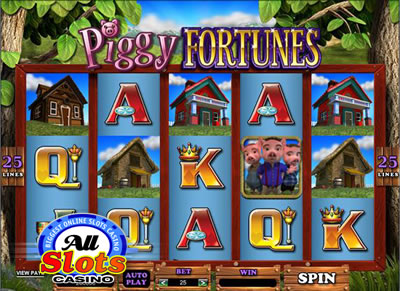 Piggy Fortunes Video Pokie Machine from Microgaming