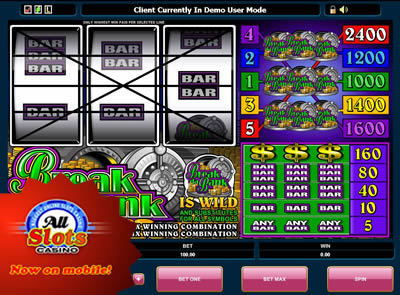 Break da Bank mobile pokie