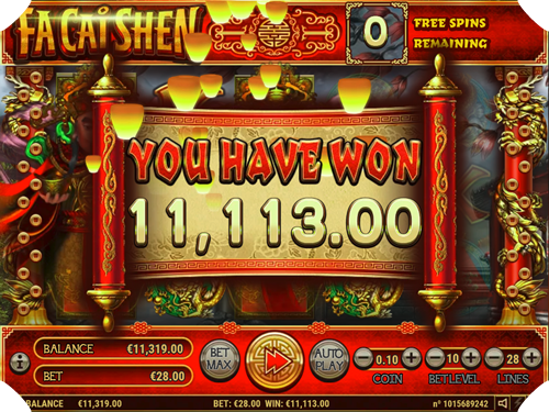 This Big Pokie Winner played the Fa Cai Shen pokie from Emu Casino!