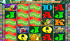 cashapillar microgaming 100 pay-line aussie pokie machine